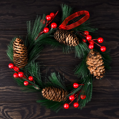 Holiday wreath