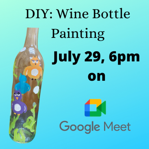 Wine Bottle Painting