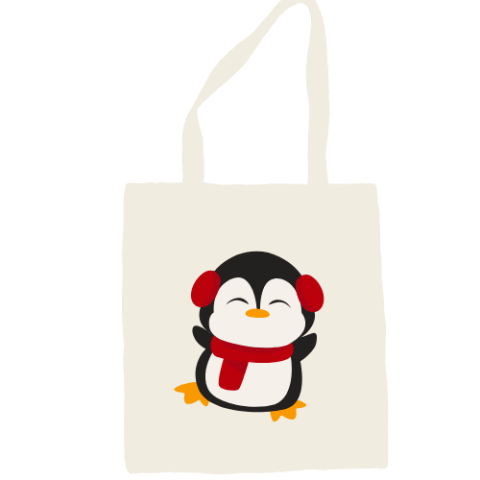 Winter tote bag