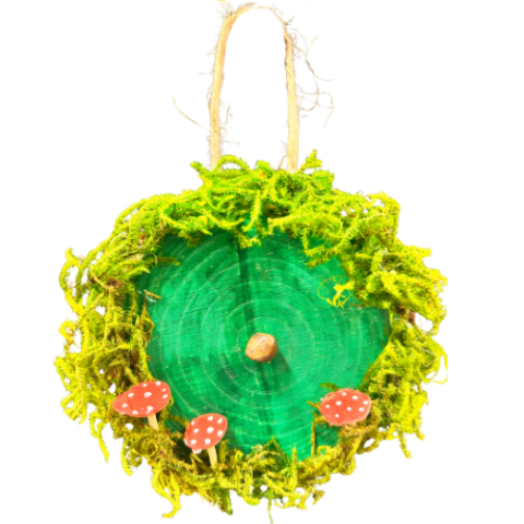 Mini hobbit door wreath