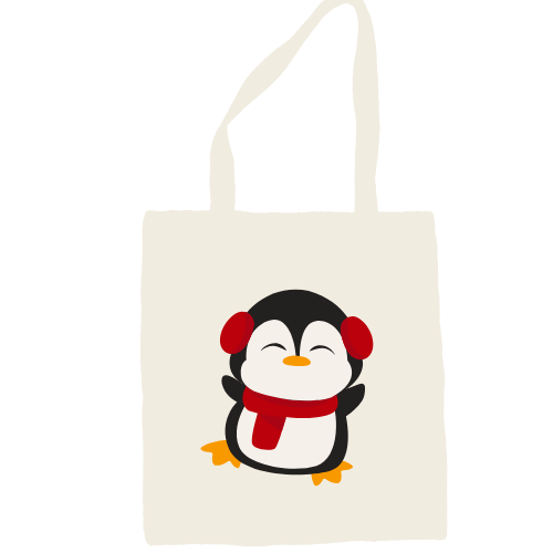 Winter tote bag